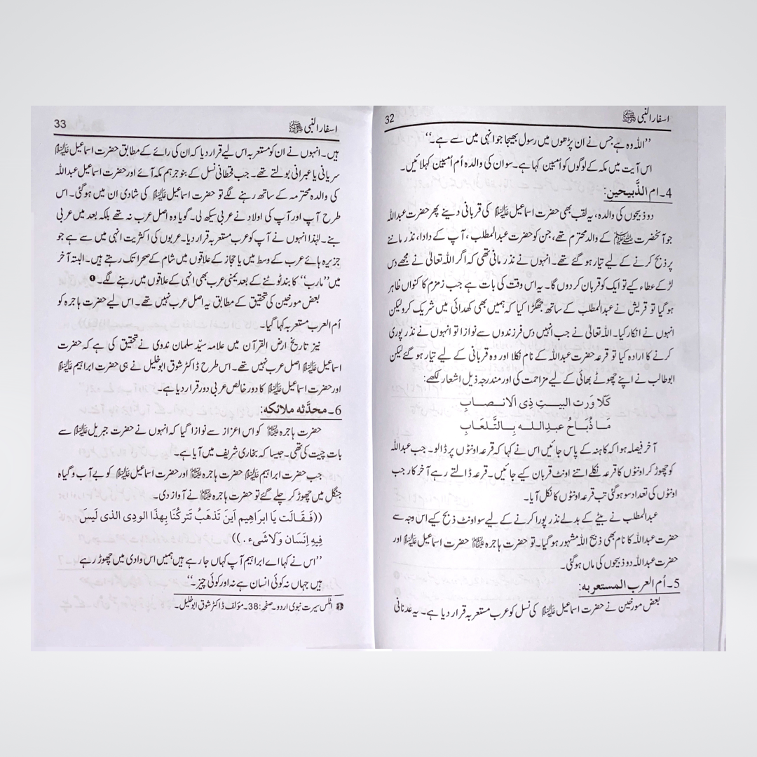 Asfar un Nabi (SAW) - Maktaba Quddusia