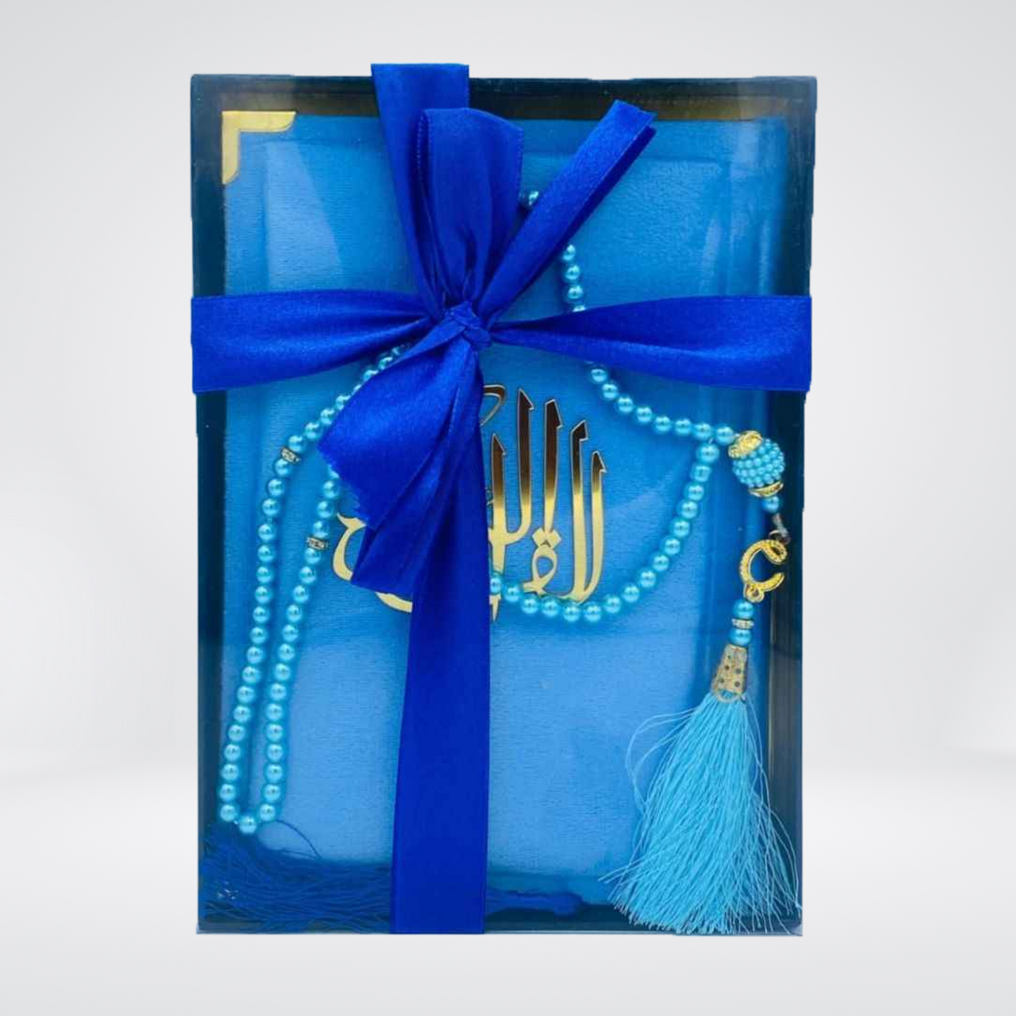 Velvet Gift Quran & Box Tajweedi Medium Size ( 76S )