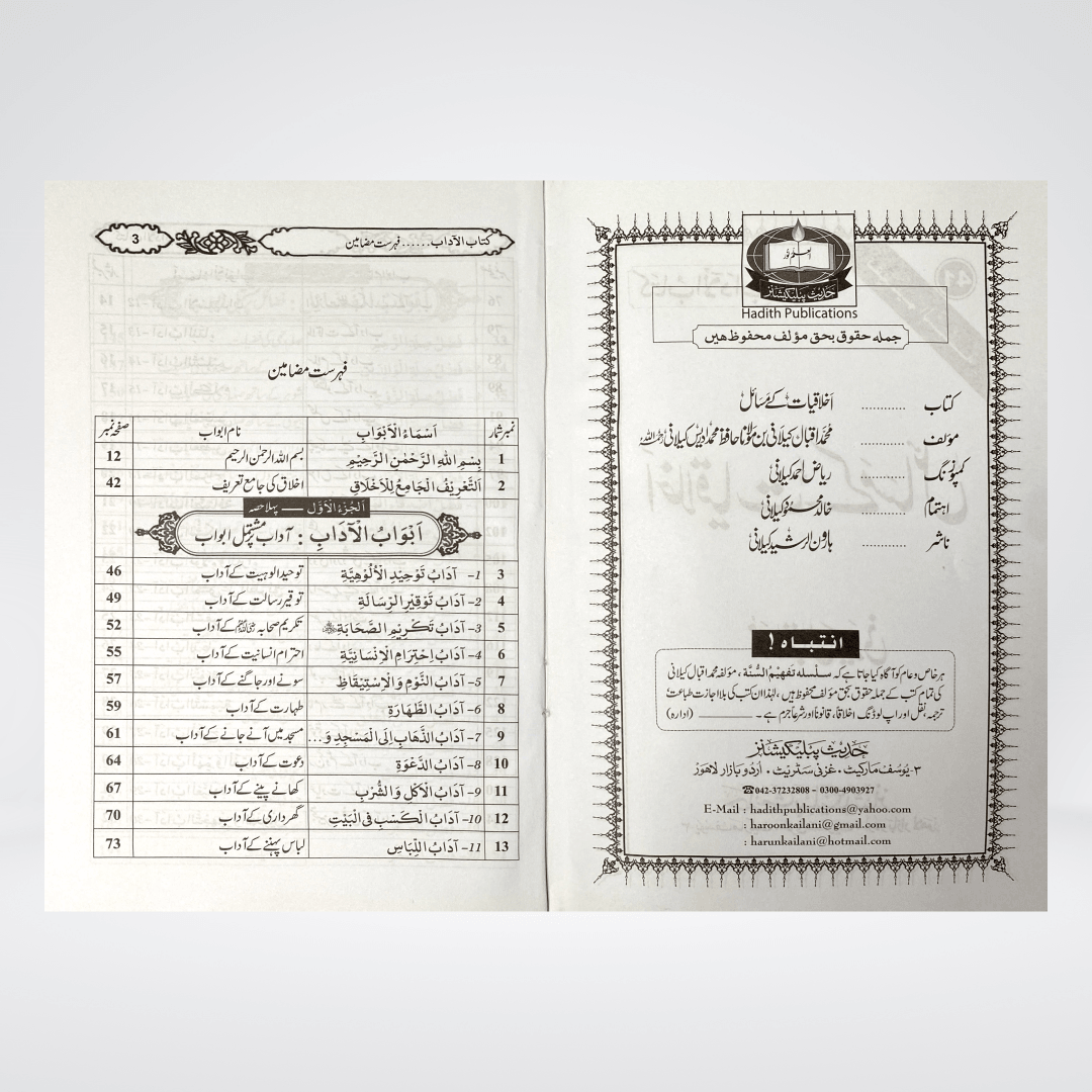Ikhlaqiaat Kay Masail - Maktaba Quddusia