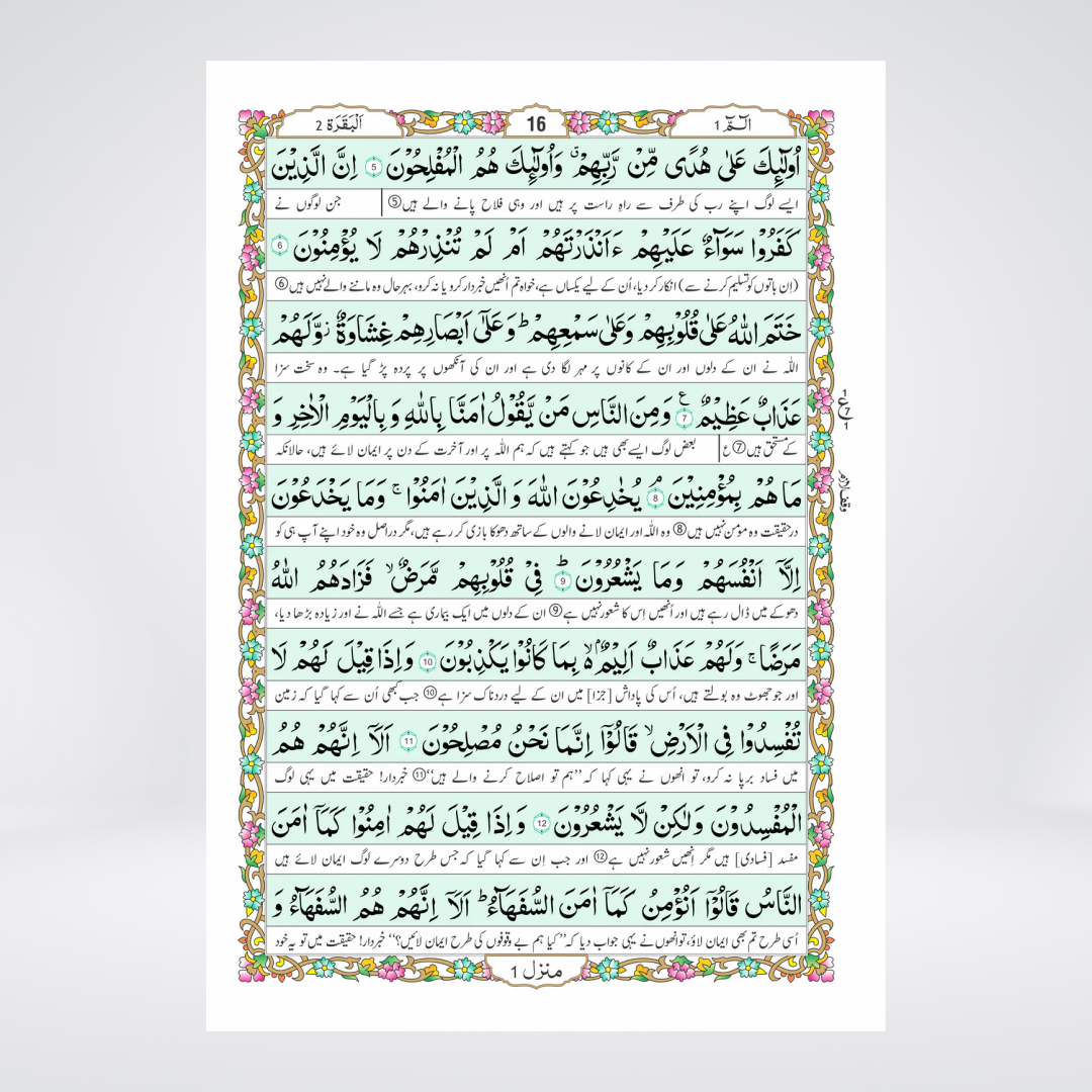 1B Translation of the Holy Quran