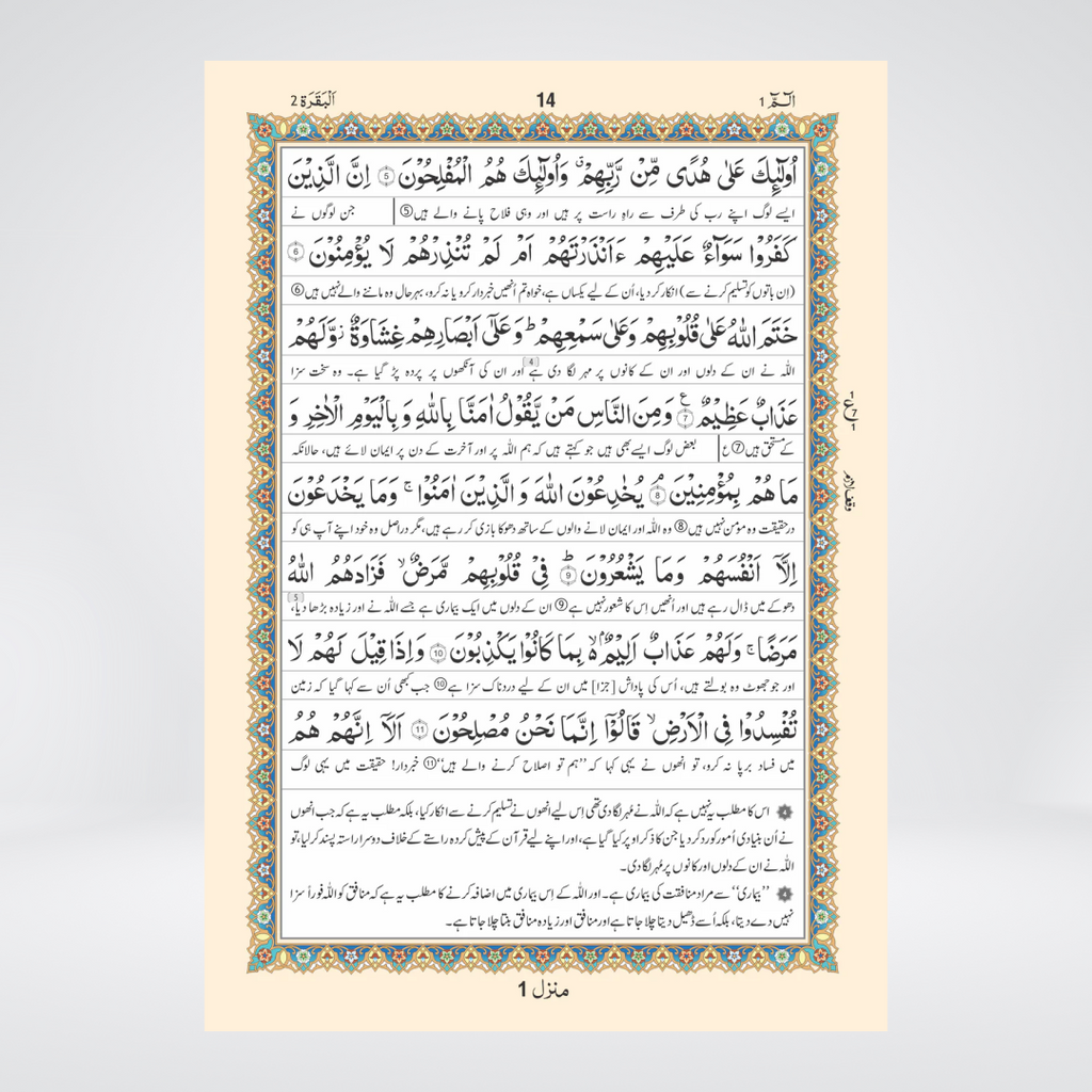 3B Translation with Short Tafseer of the Holy Quran