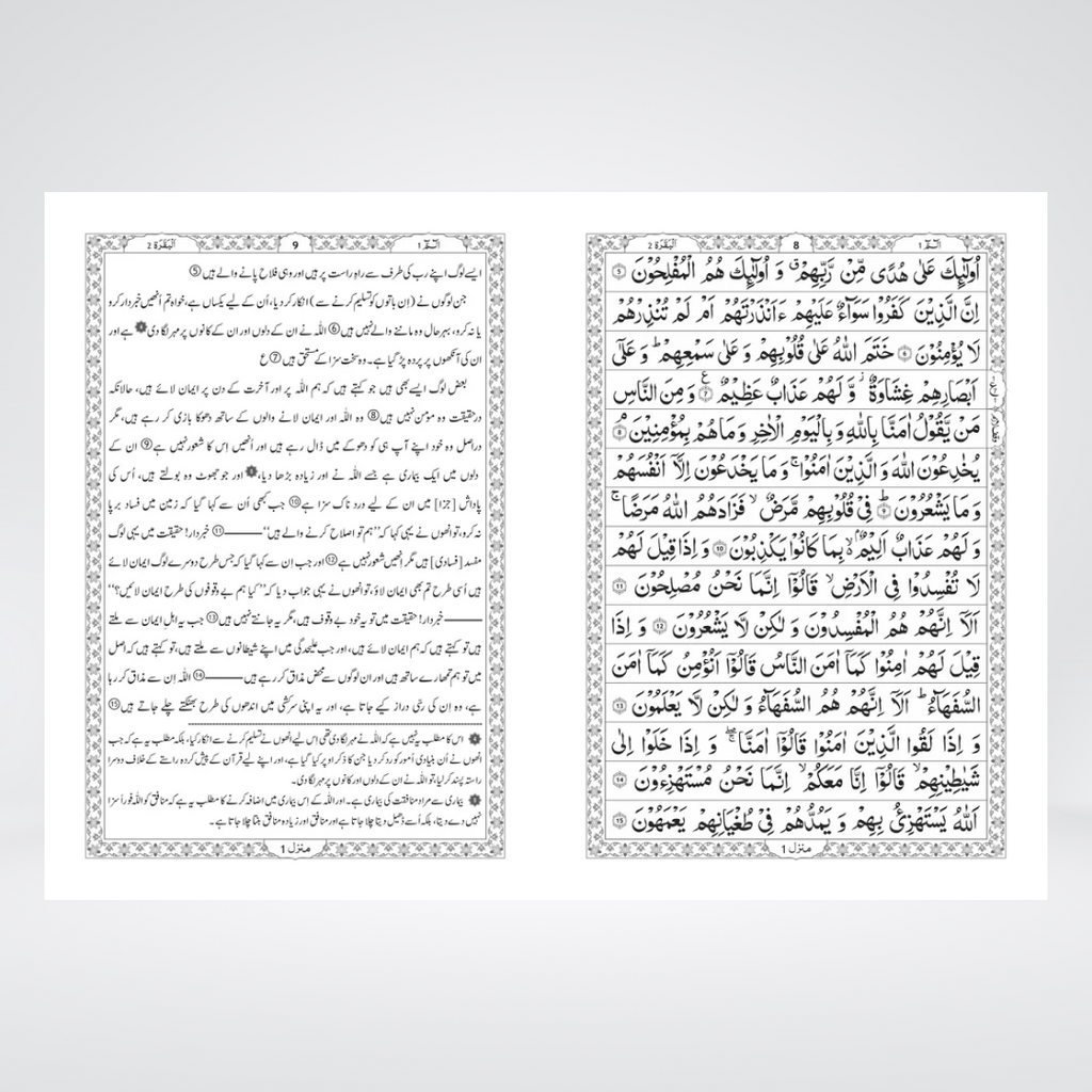 Quran Majeed with Urdu Translation and Short Tafseer — 7S Edition