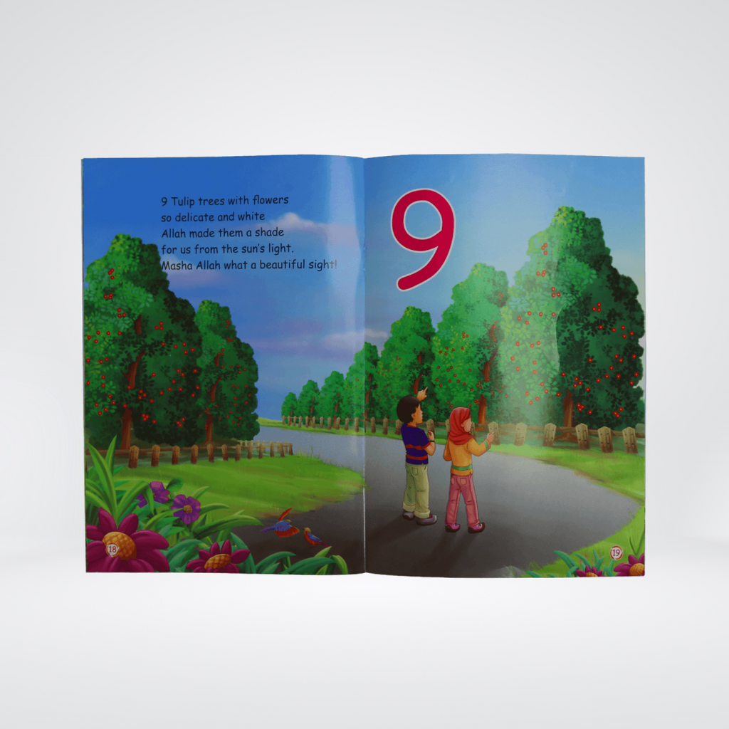 A Book of number 1-10 (4 Colors)