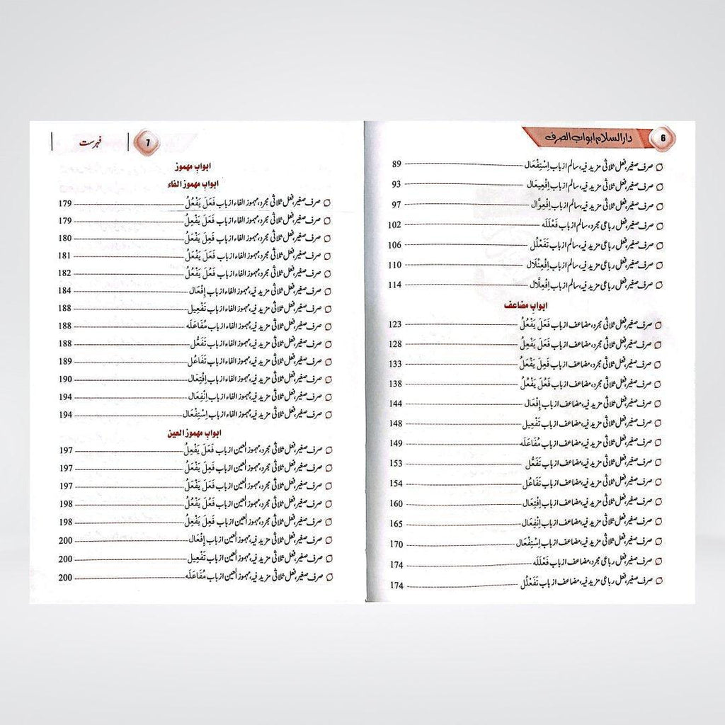 Abwaab-us-Sarf (New Edition) - Maktaba Quddusia 