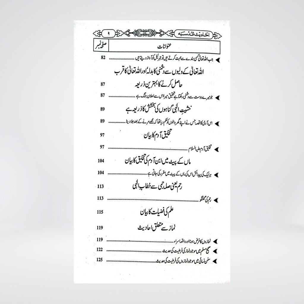 Ahadees Qudsiya | Arabic with Urdu Translation