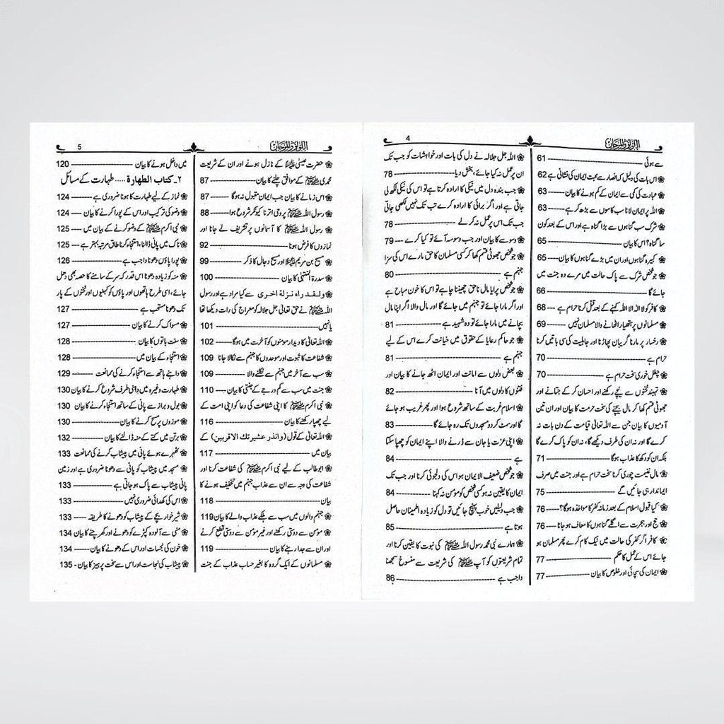 Al Lulu Wal Marjaan | Compilation of Sahih Ahadith from Bukhari & Muslim - Maktaba Quddusia 