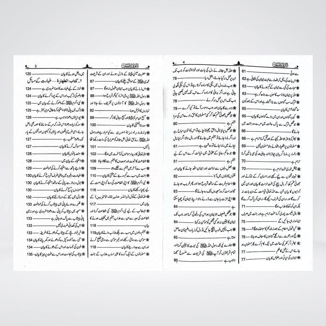 Al Lulu Wal Marjaan | Compilation of Sahih Ahadith from Bukhari & Muslim - Maktaba Quddusia 