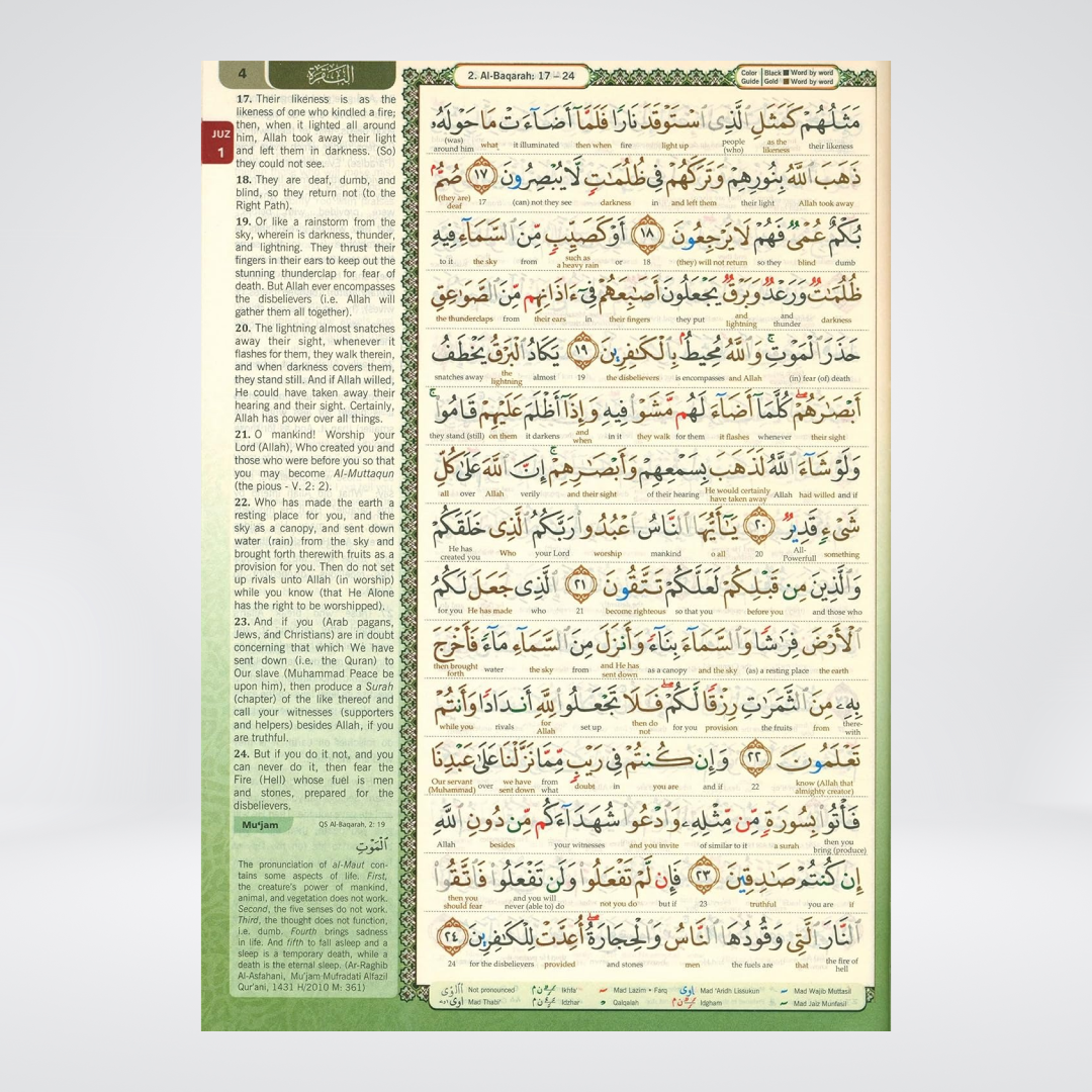 Al Quran Maqdis B5 | Word-by-Word Tajweedi Quran