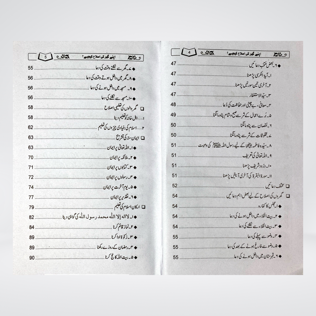 Apnay Ghar Ki Islah Kijiye - Maktaba Quddusia 