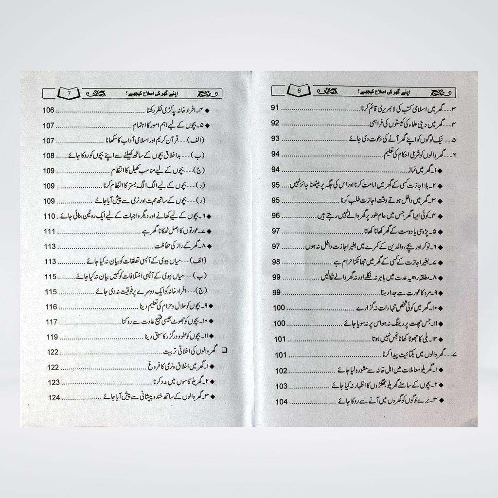 Apnay Ghar Ki Islah Kijiye - Maktaba Quddusia 