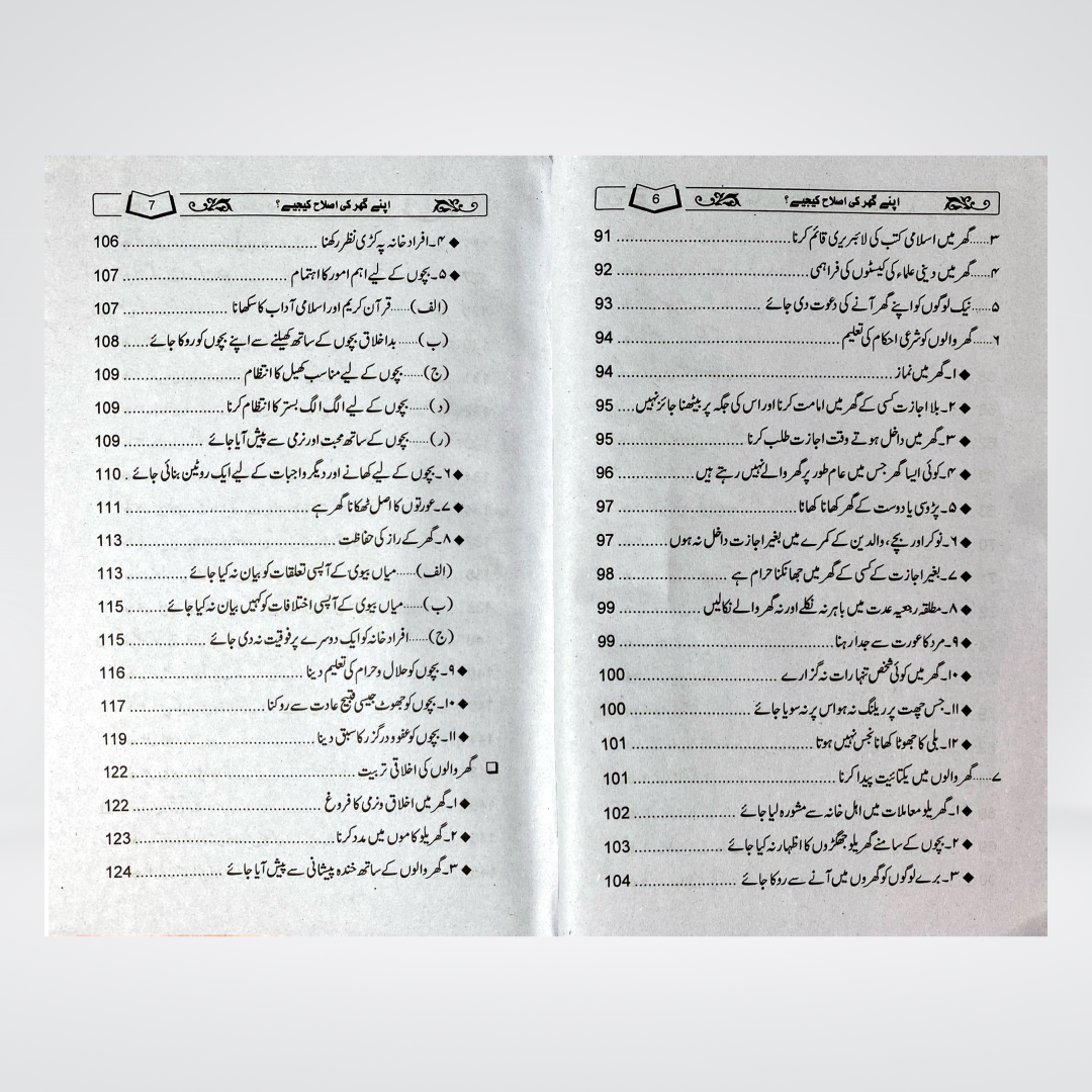 Apnay Ghar Ki Islah Kijiye - Maktaba Quddusia 