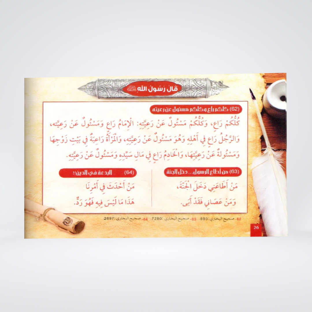 RasulAllah (SAW) Kay 200 Sunahray Irshadat | Arabic | Abdul Malik Mujahid