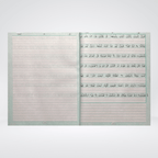 Inside pages of Bayaz Quran 3-volume note-taking edition