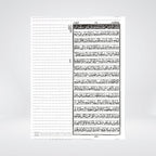Bayaz Quran Single Volume additional view showing note-taking Quran layout