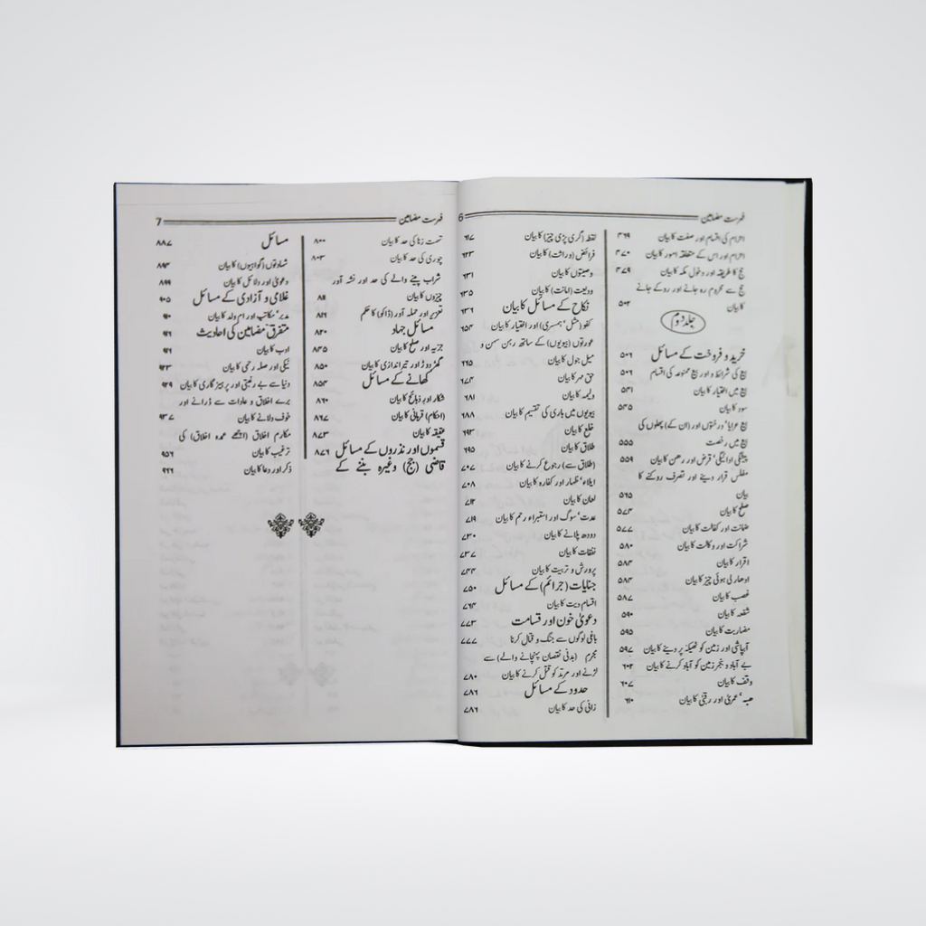 Bulugh al Maram | Urdu | Complete Set | 2 Volumes - Maktaba Quddusia 