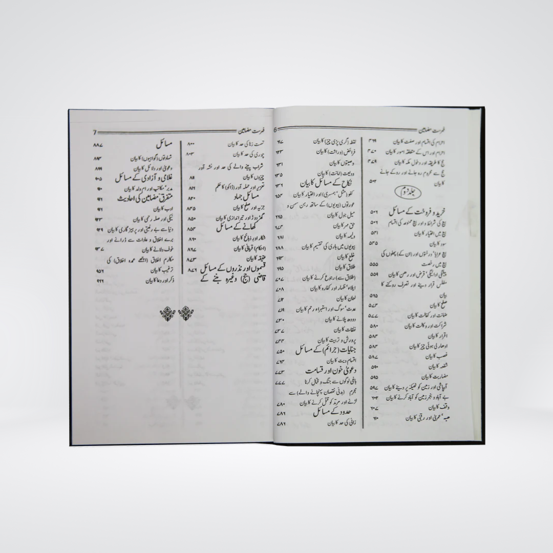 Bulugh al Maram | Urdu | Complete Set | 2 Volumes - Maktaba Quddusia 