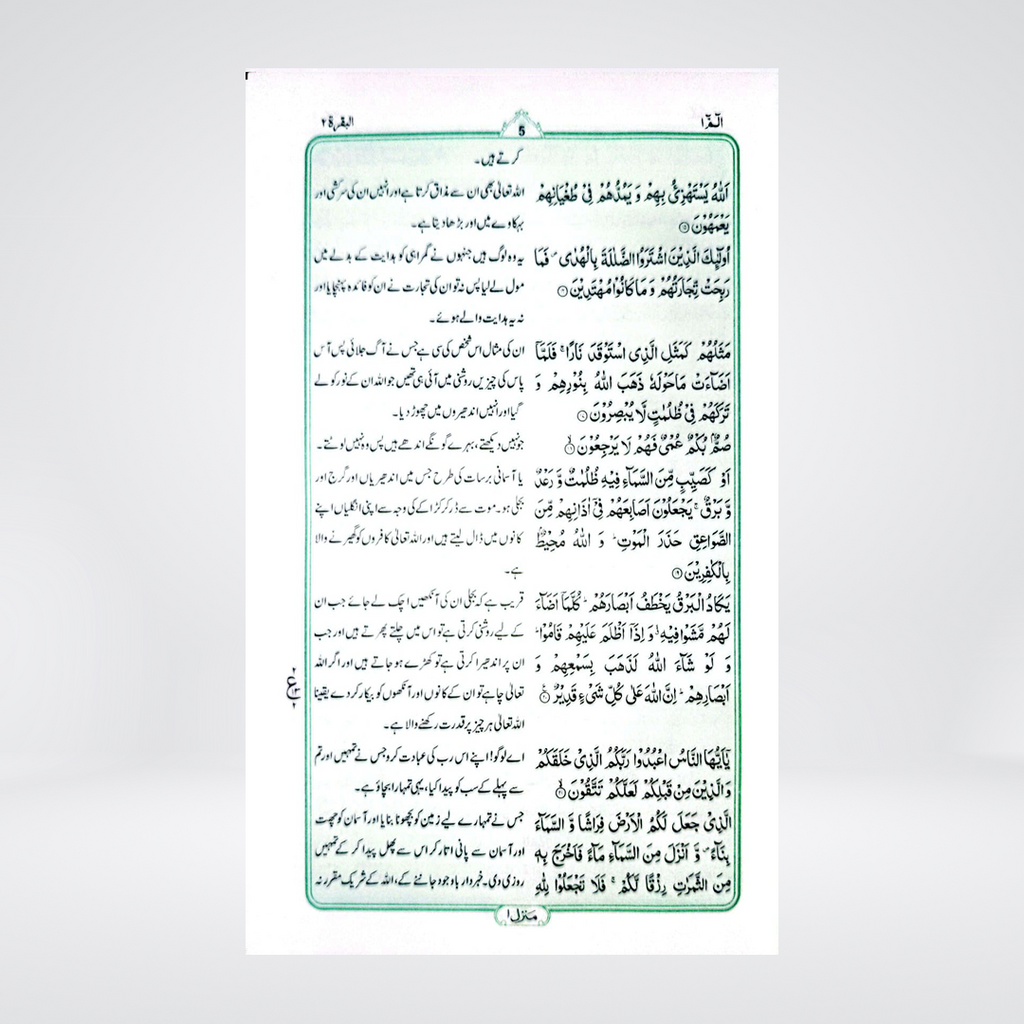 Column Quran with Urdu Translation | Muhammad Junagadhi