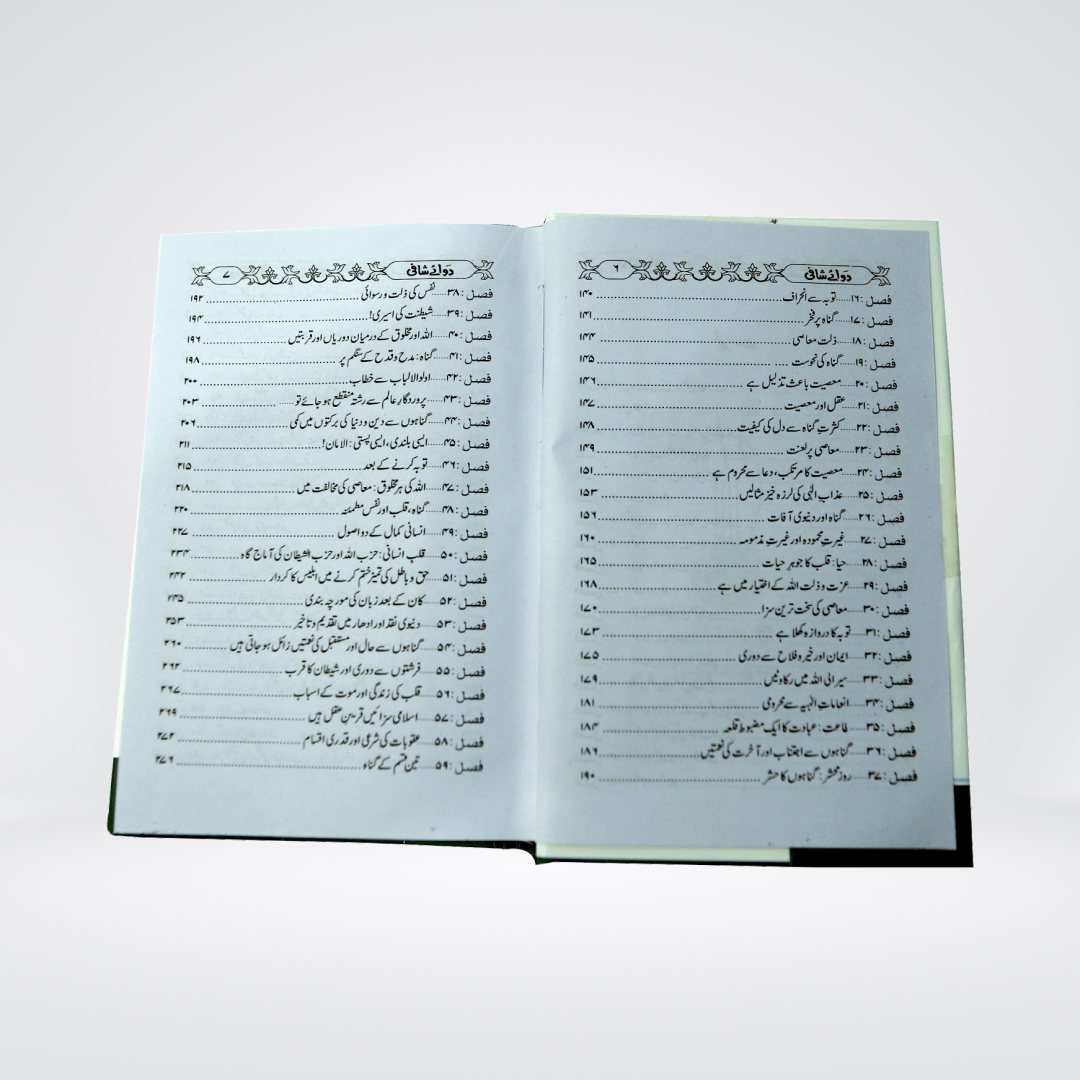 Dawa e Shafi Dar ul Balagh inside page view