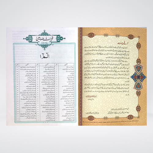 Tafsir Wazih ul Bayan Urdu inside page with Quran and Tafsir text