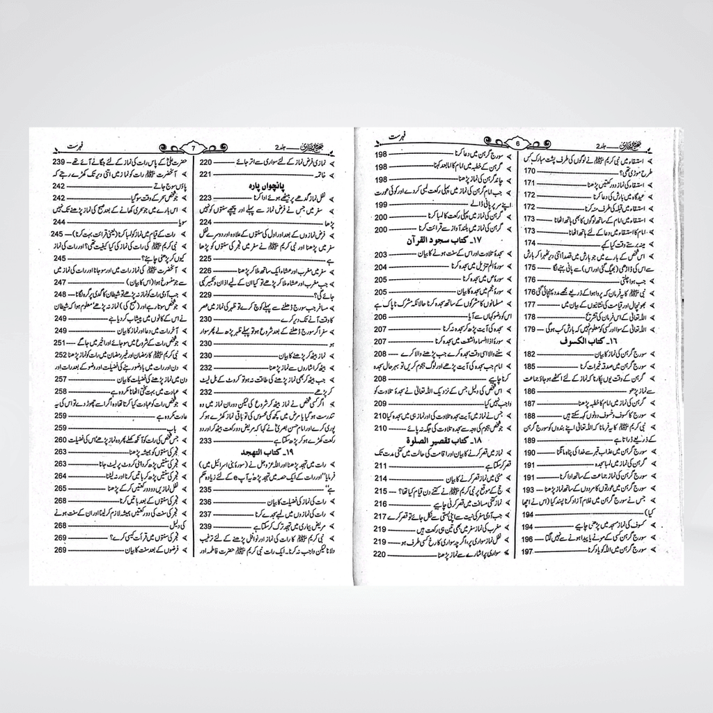 Sahih Bukhari Urdu (Gold Edition) - Maktaba Quddusia 