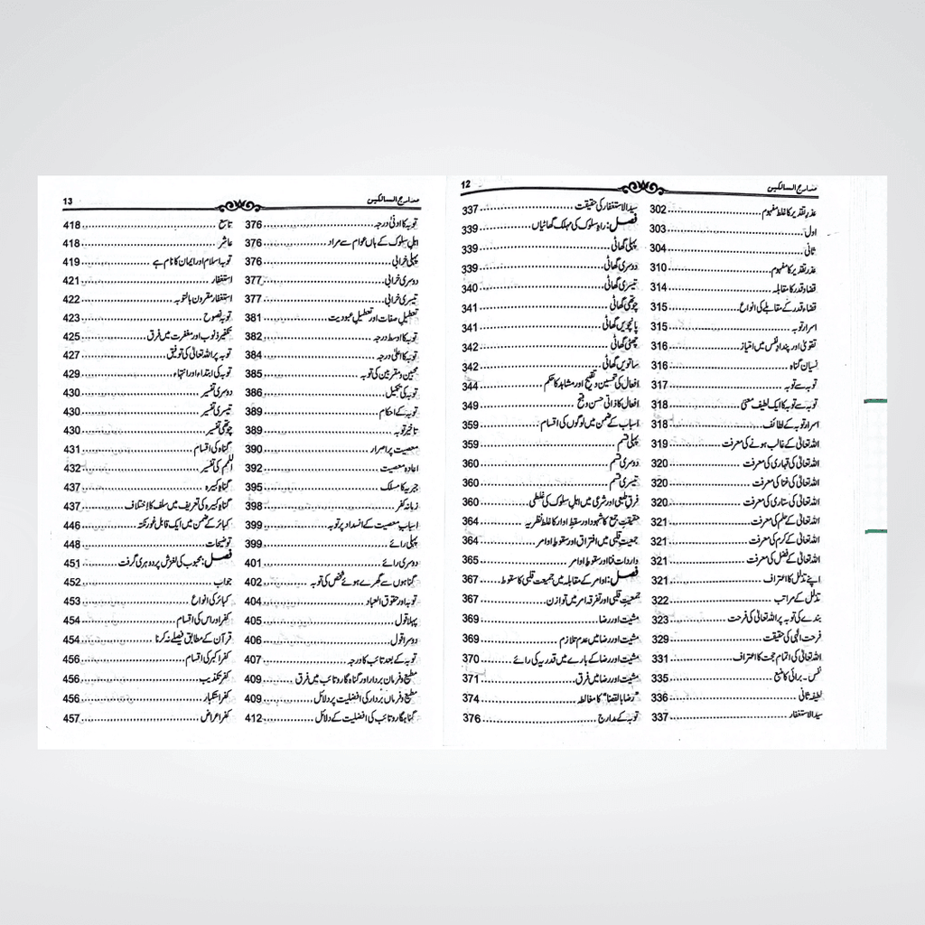 Madarij-us-Salikeen Volume 1 - Maktaba Quddusia 