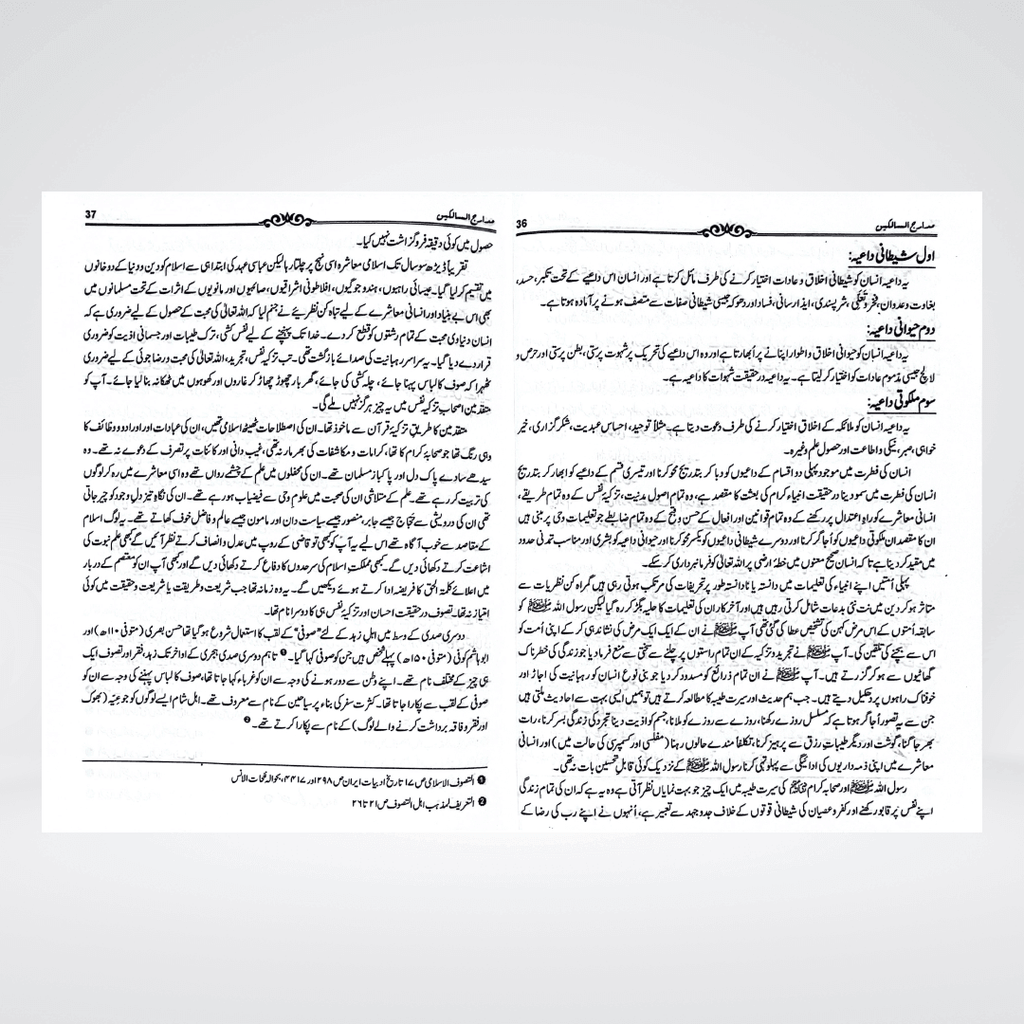 Madarij-us-Salikeen Volume 1 - Maktaba Quddusia 