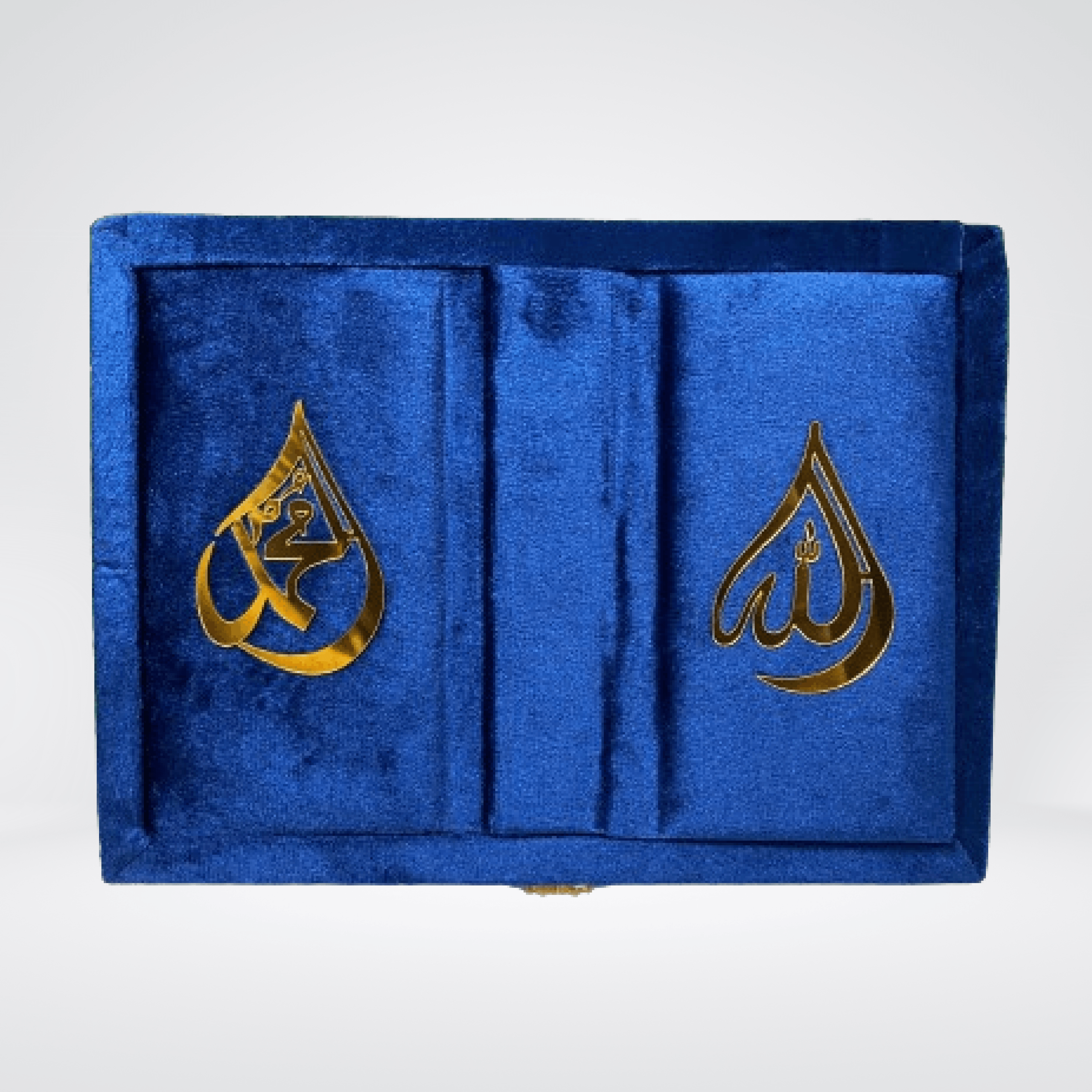 Velvet Quran with Rehl Box (Gift Edition) - Maktaba Quddusia 