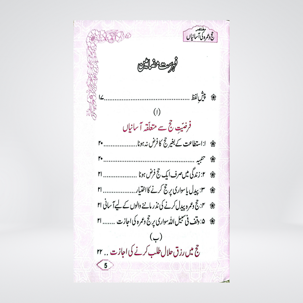 Hajj-o-Umrah Ki Aasanian | Pocket Size | Dr Fazal Elahi