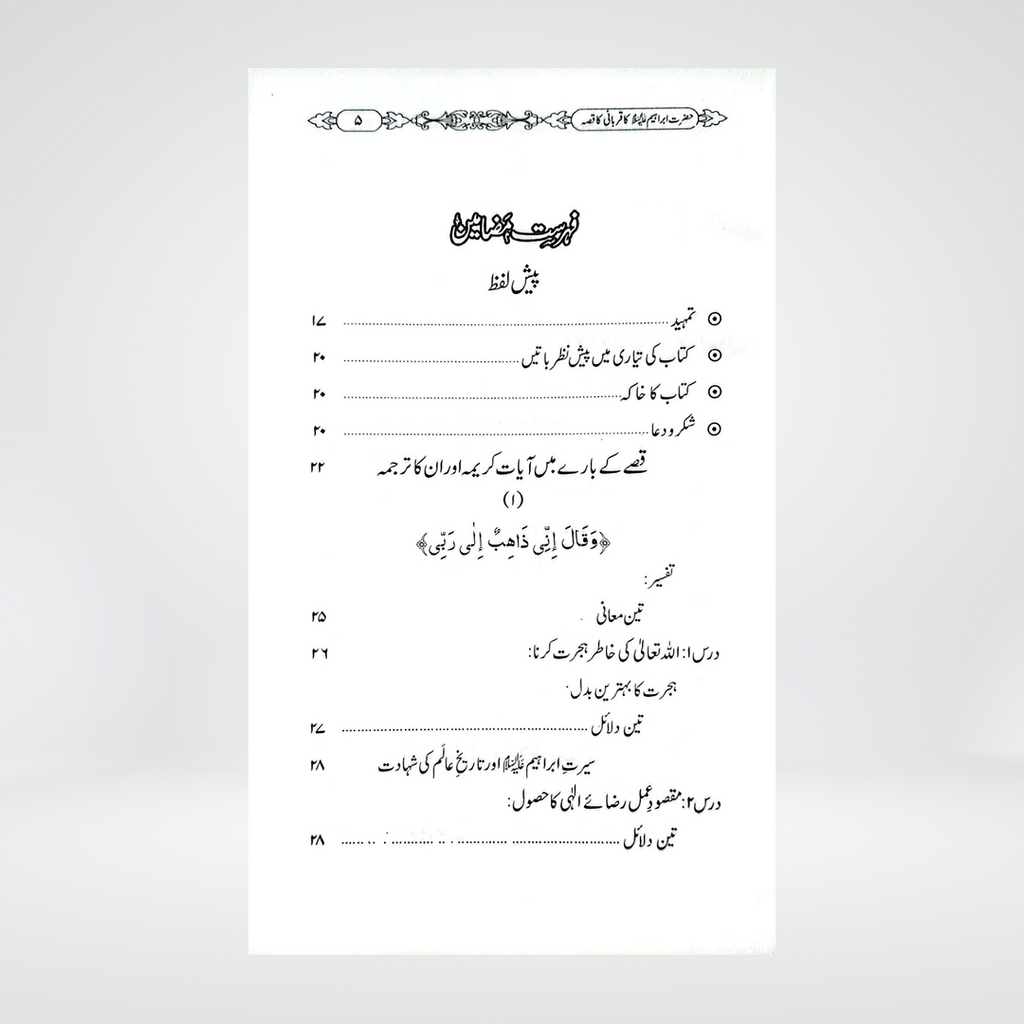Hazrat Ibrahim AS Ki Qurbani Ka Qissa | Dr Fazal Elahi