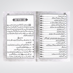 Hisnul Muslim Arabic and Urdu dua book sample page view