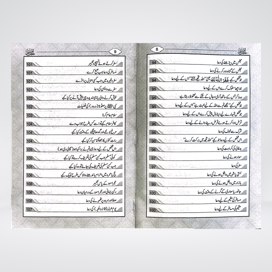 Hisnul Muslim (Dua Book) - Maktaba Quddusia 