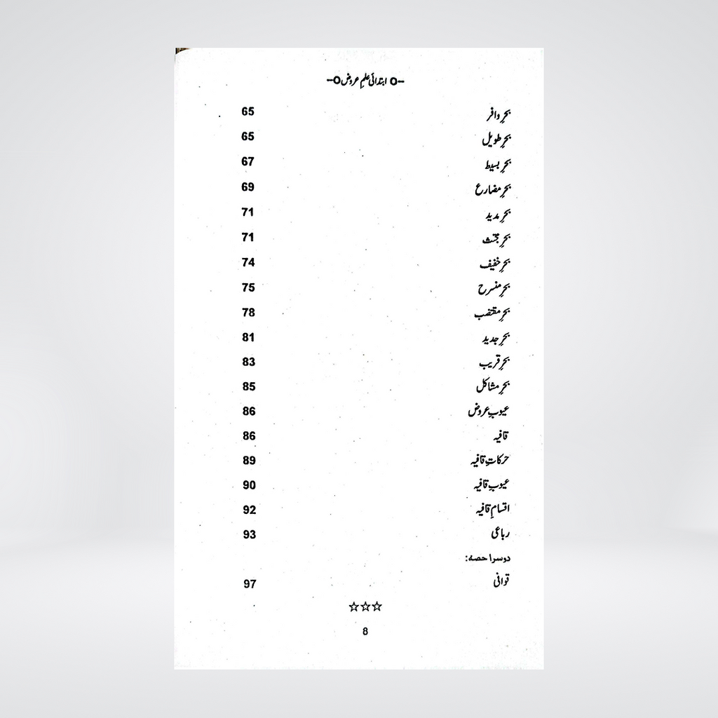 Ibtadai Ilm-e-Arooz | Molvi Syed Kaleemullah Hussaini