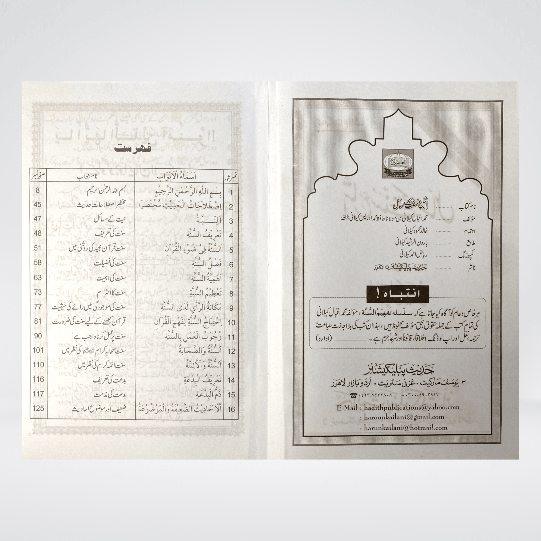 Itteba-e-Sunnat Kay Masail - Maktaba Quddusia 