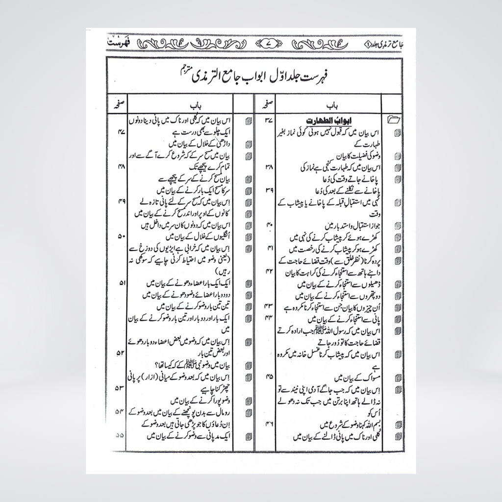 Jamia Tirmizi (2 Volume Set) Standard Edition