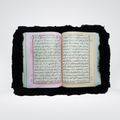 Kaaba Model Quran e Pak 76Q black and golden Tajweedi gift edition