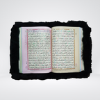 Kaaba Model Quran e Pak 76Q black and golden Tajweedi gift edition