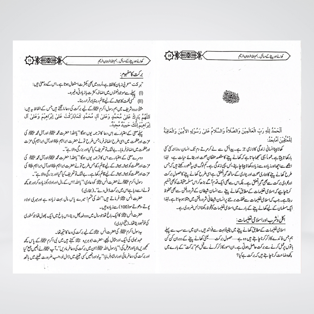 Khanay Peenay Kay Masail - Maktaba Quddusia 