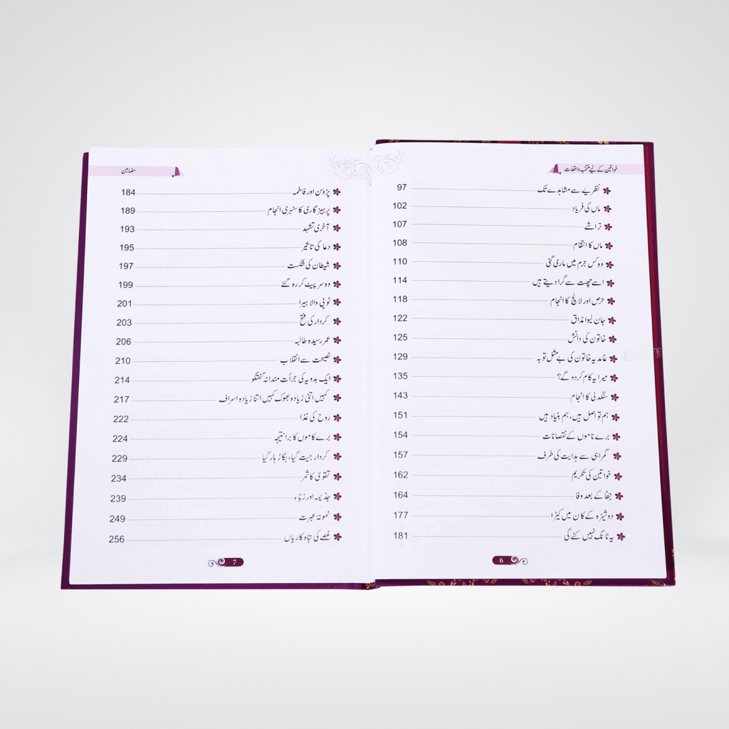Khawateen ke Liye Muntakhib Waqiyaat