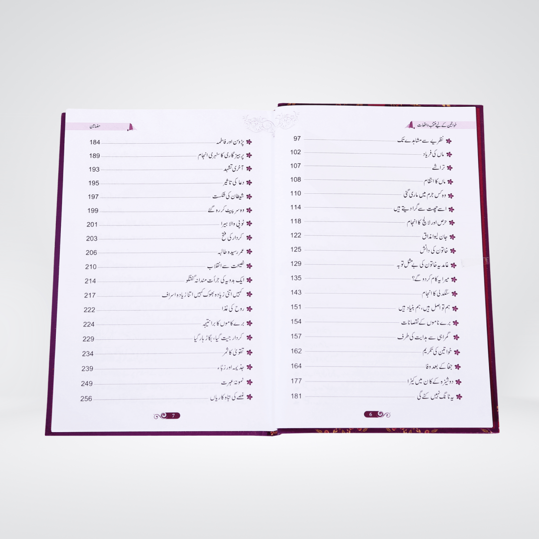 Khawateen ke Liye Muntakhib Waqiyaat
