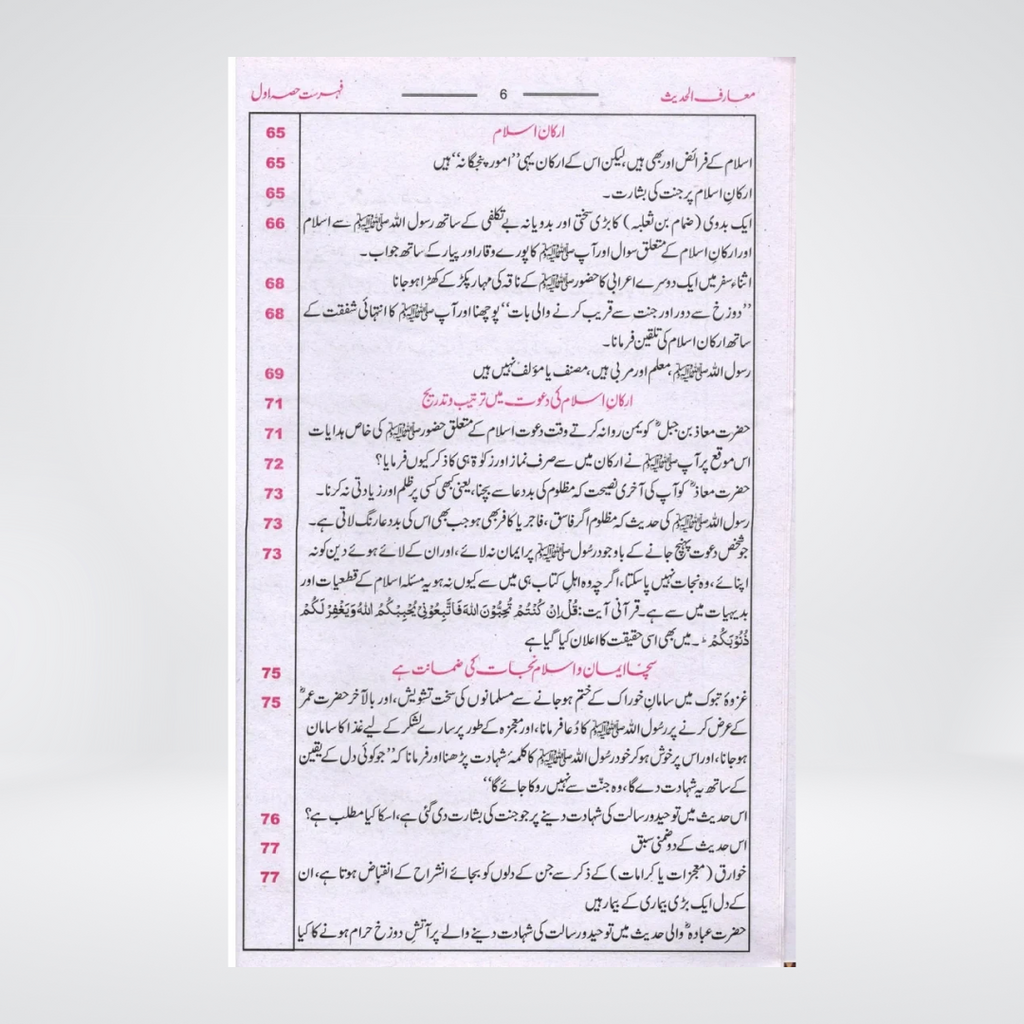 Maarif Ul Hadees additional book image 3