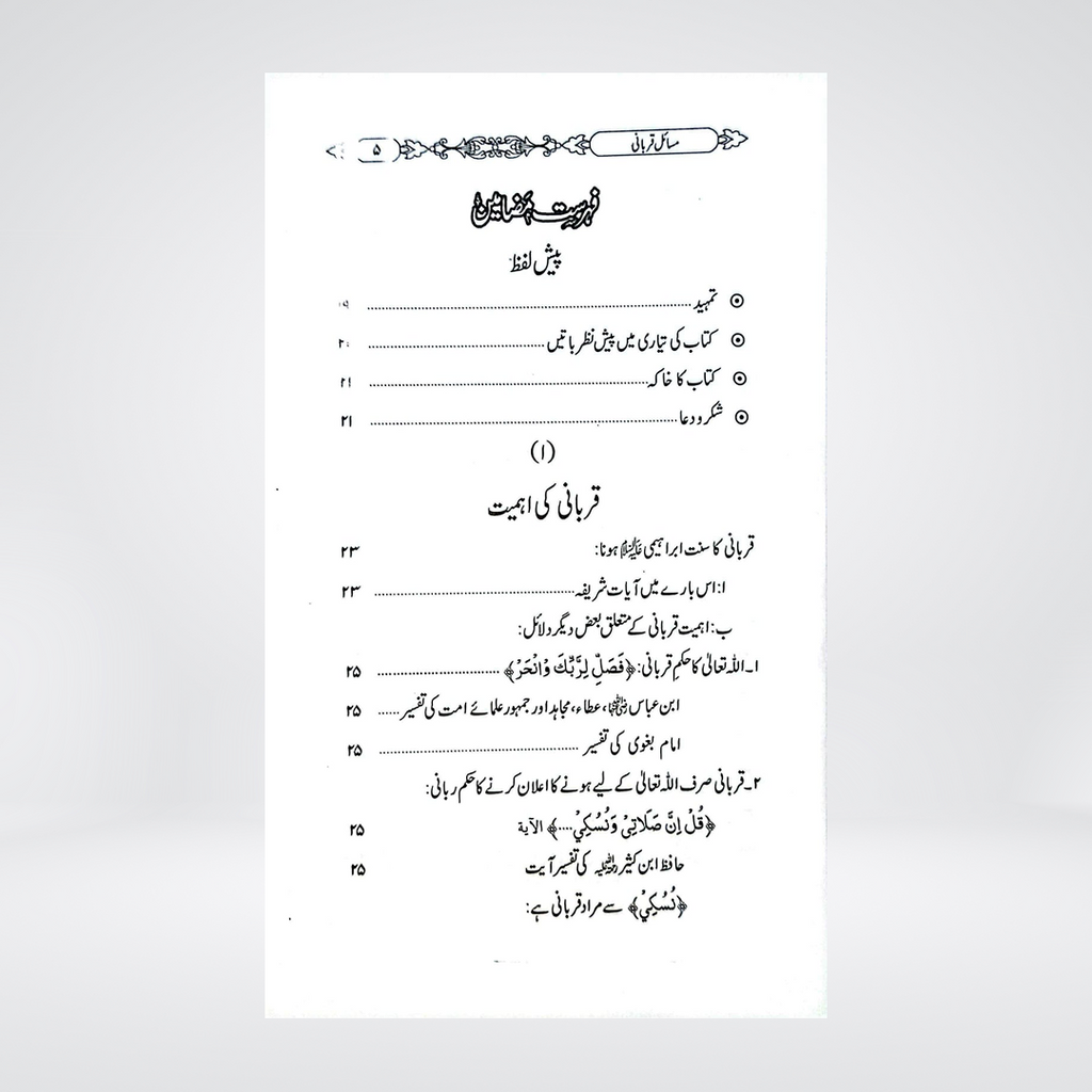 Masail-e-Qurbani | Dr Fazal Elahi