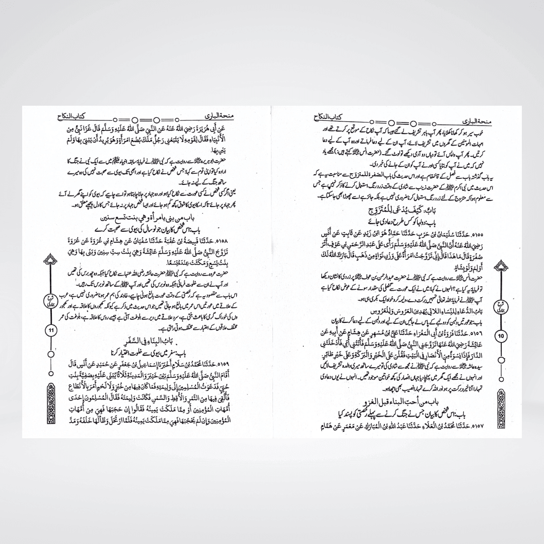 Minha-tul-Bari (12 Volumes) - Maktaba Quddusia 