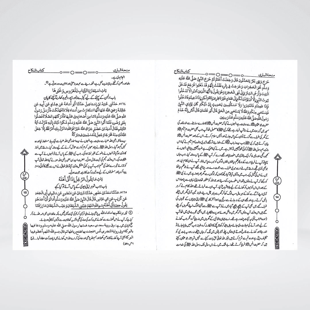 Minha-tul-Bari (12 Volumes) - Maktaba Quddusia 
