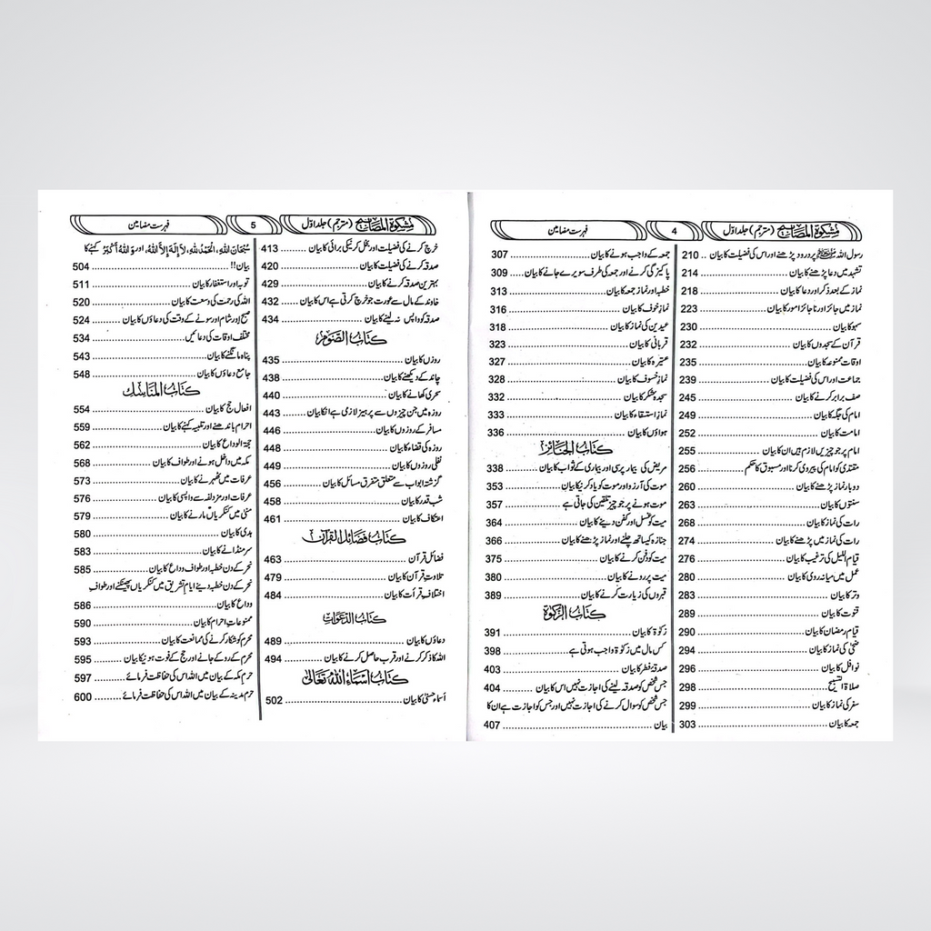 Mishkat Al Masabih Urdu Complete (3 Volumes) by Maktaba Rehmania - Maktaba Quddusia 