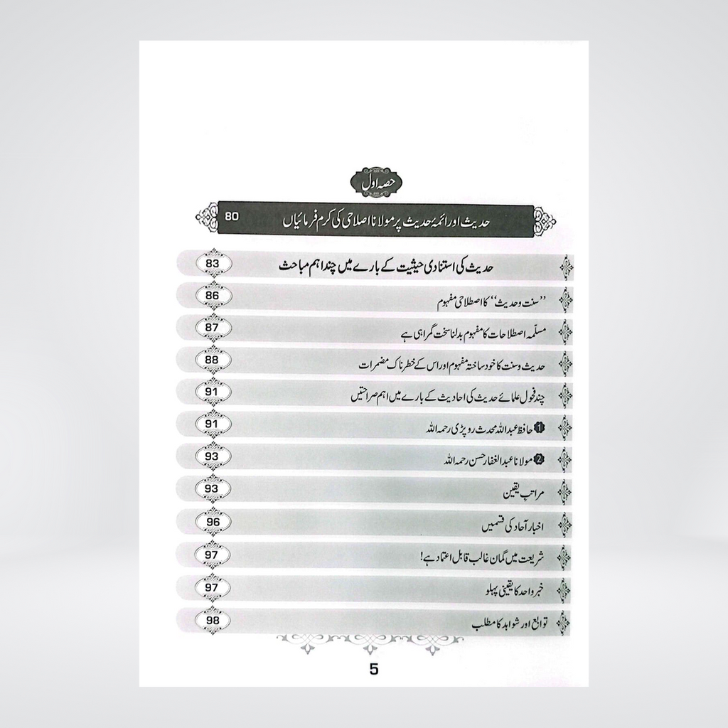 Maulana Amin Ahsan Islahi | Hafiz Salahuddin Yusuf