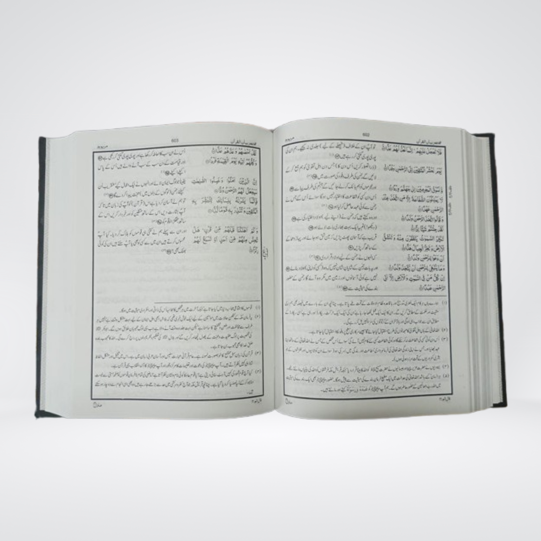 Mukhtasir Bayan ul Quran Dr Israr Ahmed single volume inside view