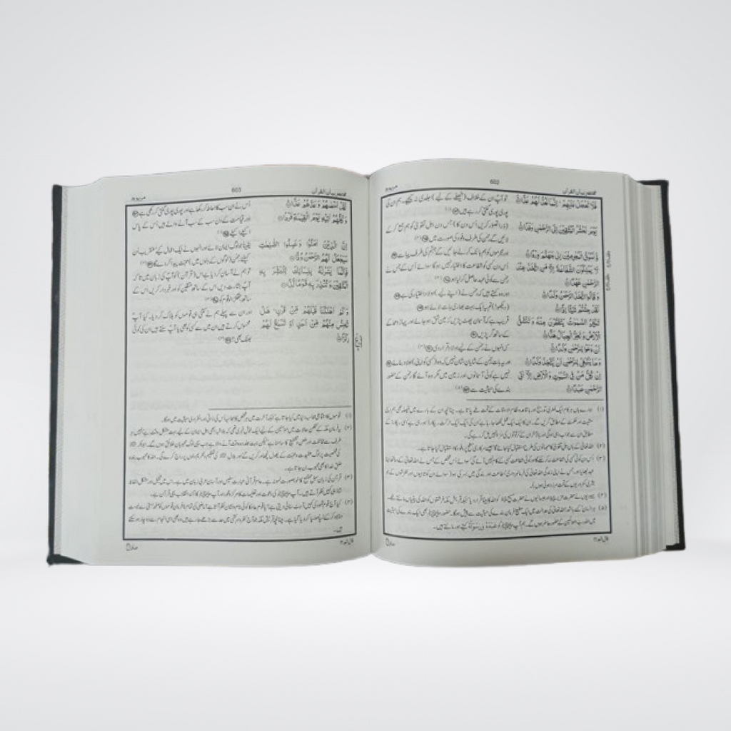 Mukhtasir Bayan ul Quran imported Urdu tafsir edition detail