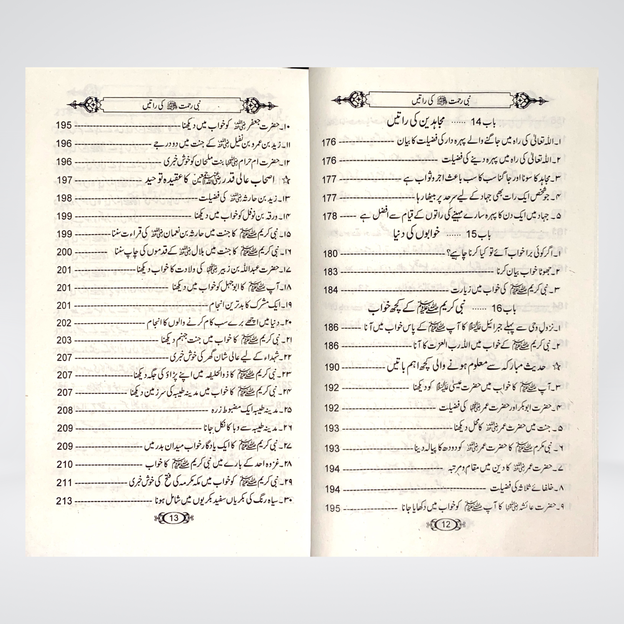 Nabi e Rehmat (SAW) Ki Raatain (Seerat Award) - Maktaba Quddusia 