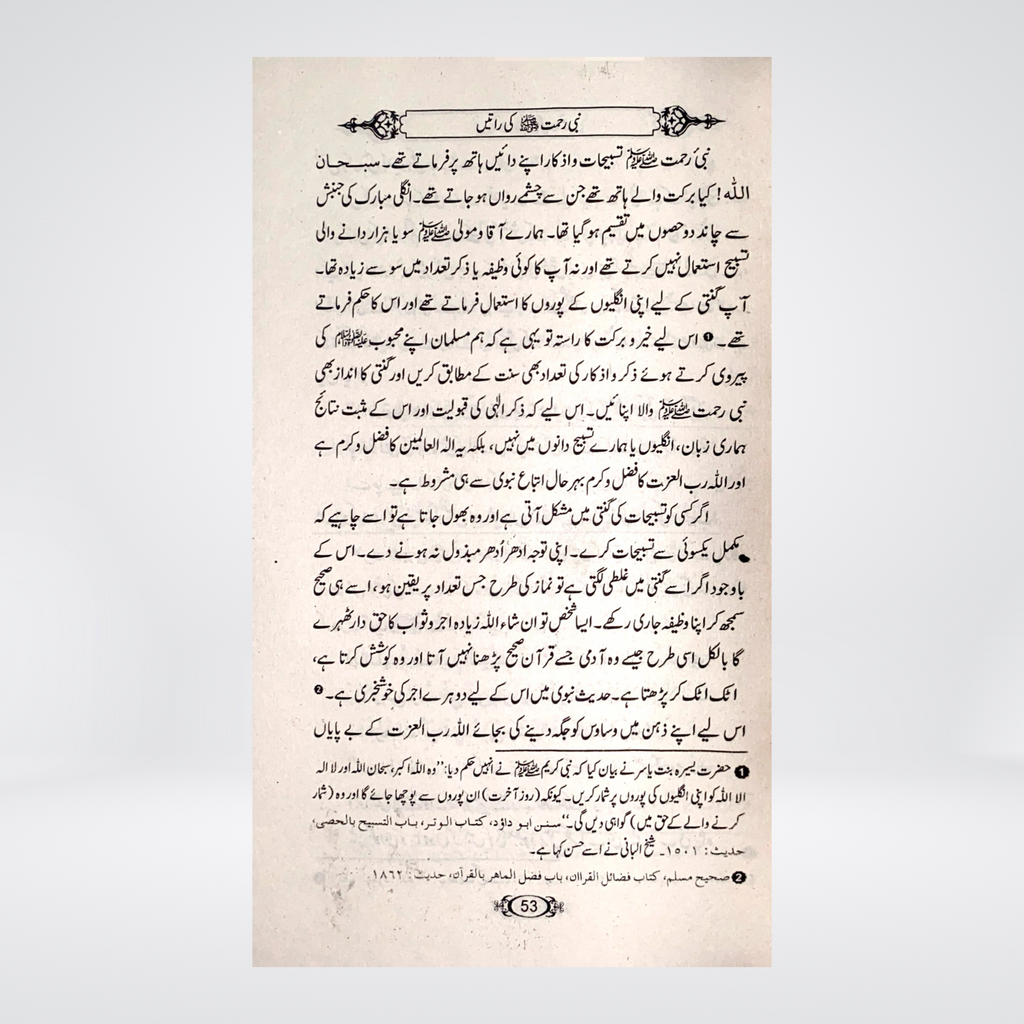 Nabi e Rehmat (SAW) Ki Raatain (Seerat Award) - Maktaba Quddusia 