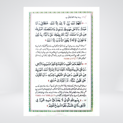 Nabi Kareem Kay Subah aur Sham Kay Azkar | Dua Card